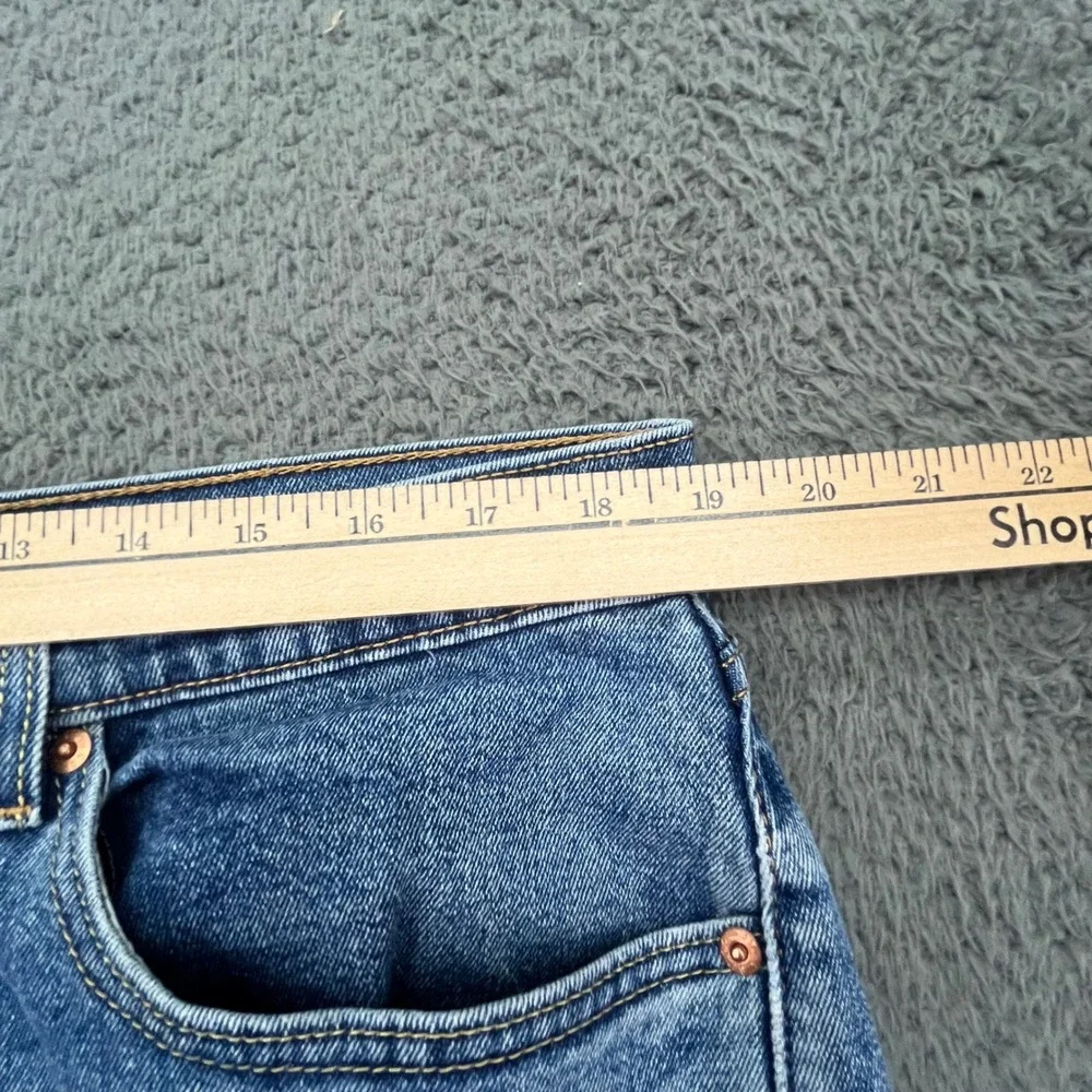 Levi Strauss & Co Mens 36x34 505 Straight Leg Blue Wash Denim Jeans‎